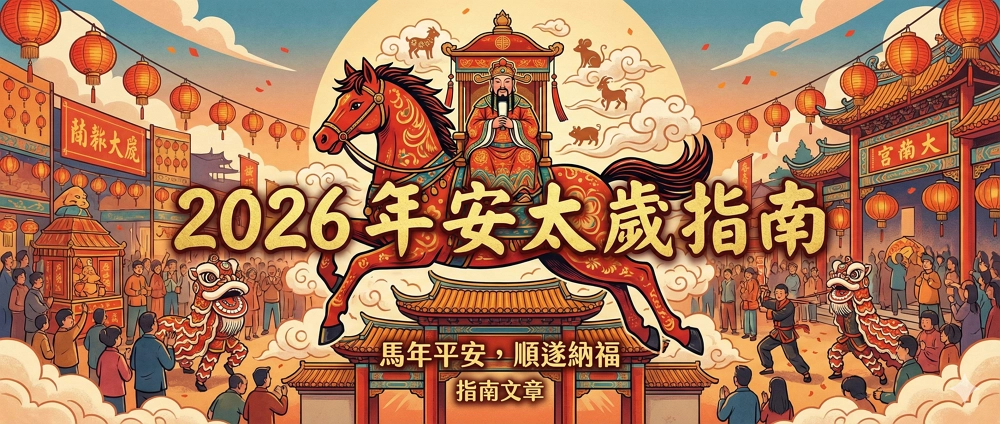 2026 丙午馬年安太歲全指南：化解犯沖，迎接順遂平安年 封面