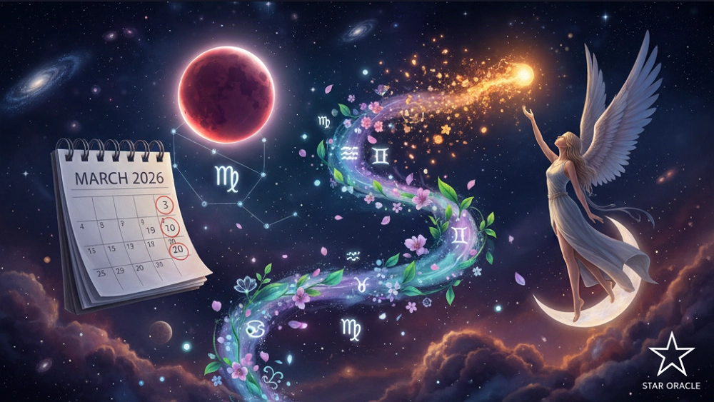 2026年3月星座運勢：釋放舊有，迎接春天新活力！ 封面