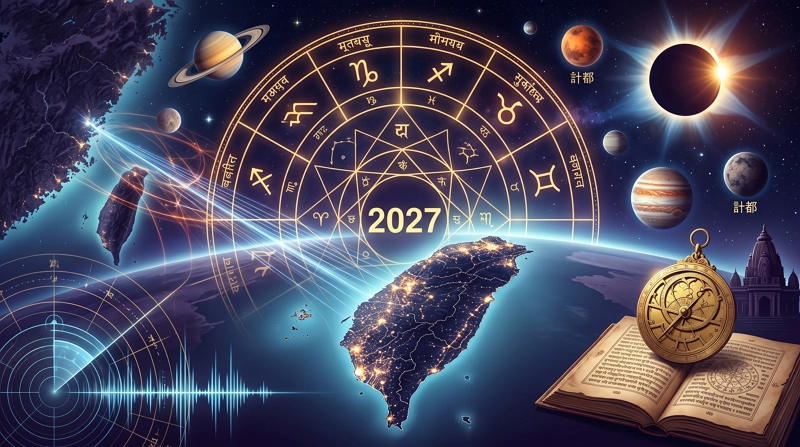 2027吠陀占星大預測：全球趨勢與台灣地區政治觀察 封面